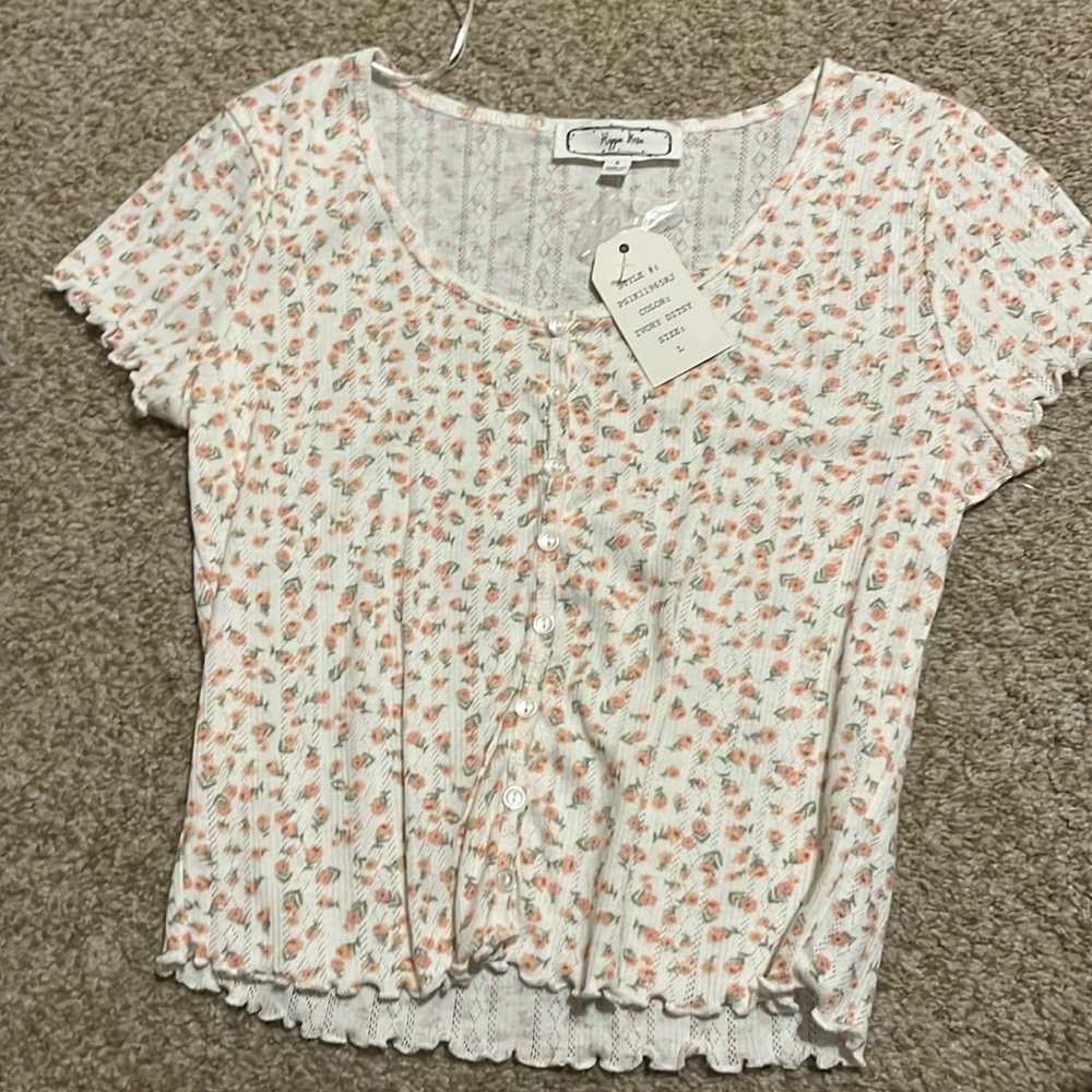 Flower Crop Top